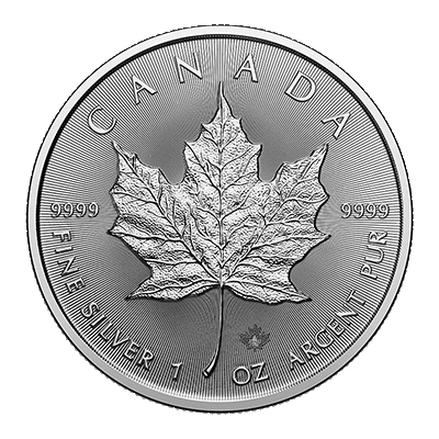 A picture of a Pièce Feuille d’érable en argent de 1 oz (2025)